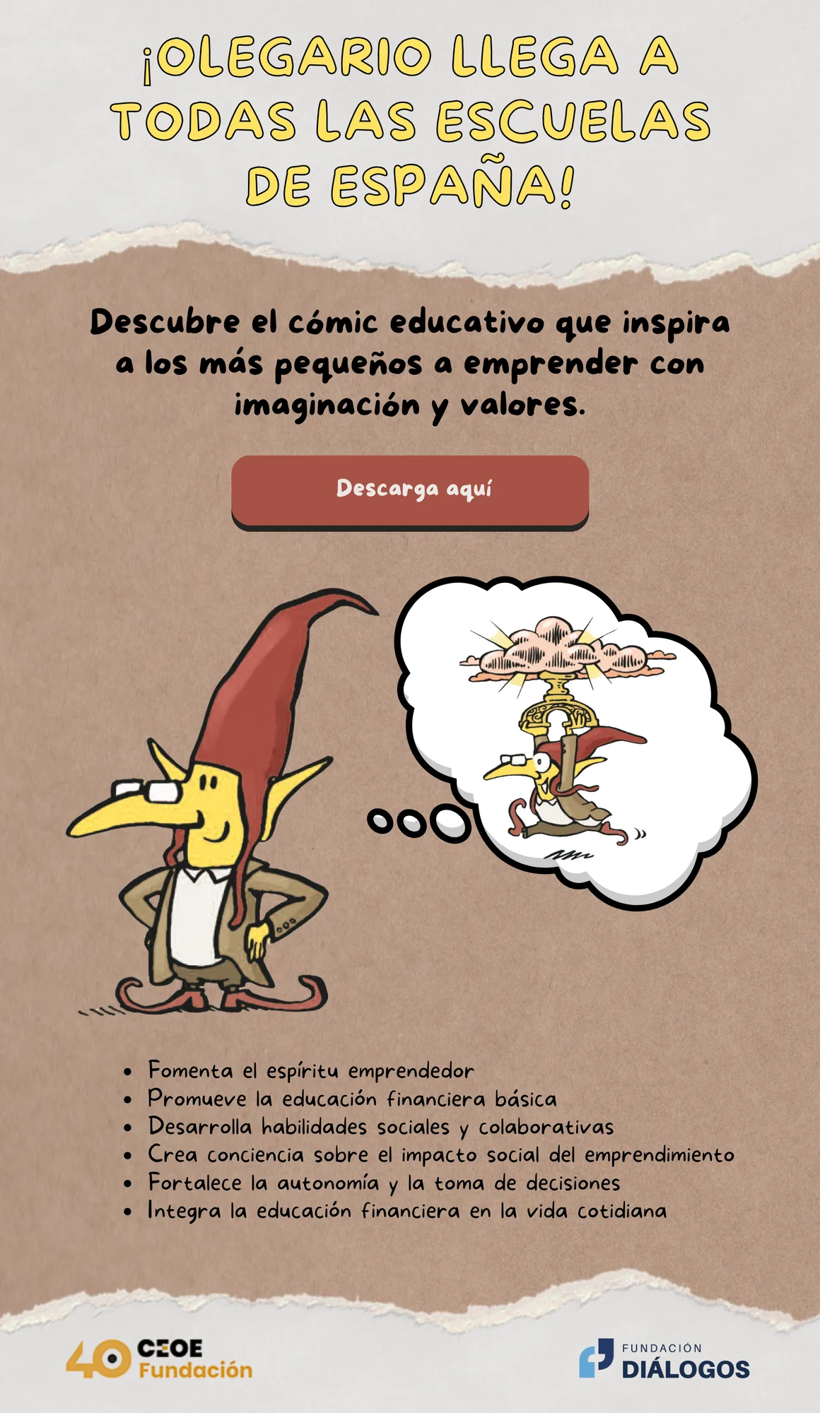 Siena Educación — Cómic Olegario